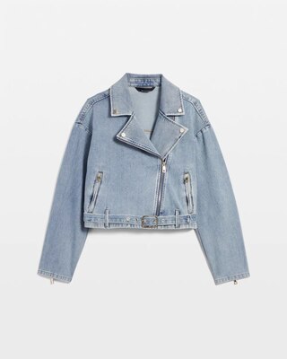 Denim Moto Jacket | White House Black Market